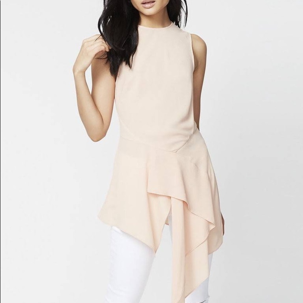 RACHEL Rachel Roy Draped Sleeveless Top